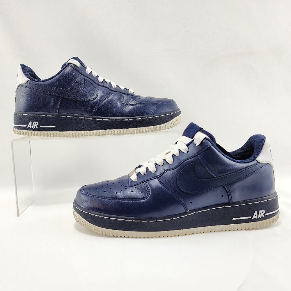 NIKE AF1 2009 - Midnight blue, sneakers, leather, size 8